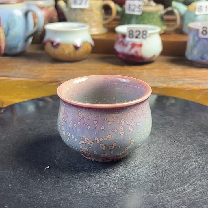 壶原矿钧瓷 杯杯杯