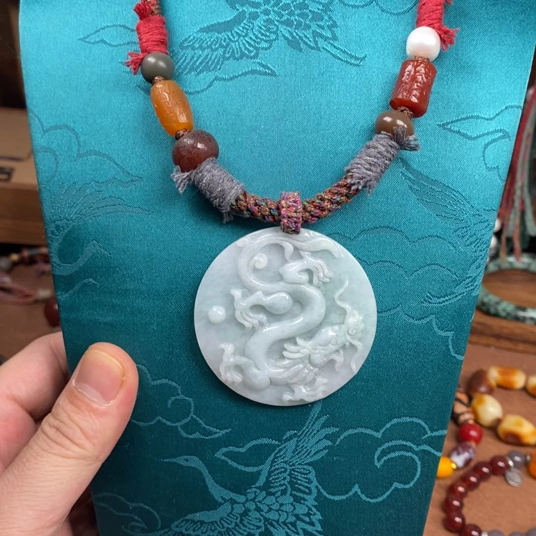 颈饰未镶嵌翡翠项链