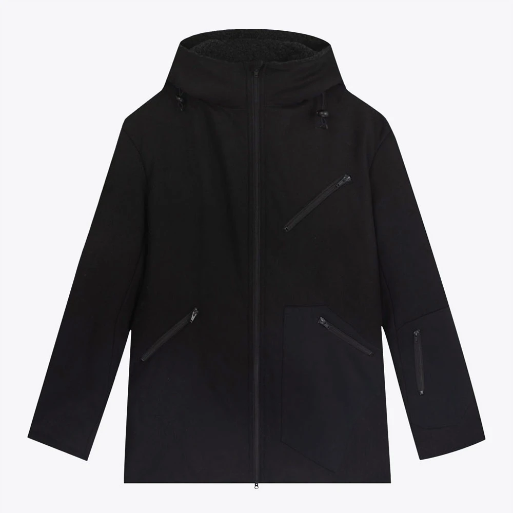 Y-3 Y3外拉链大口袋休闲男羊毛保暖棉服外套Y03CF149500XXXXX52