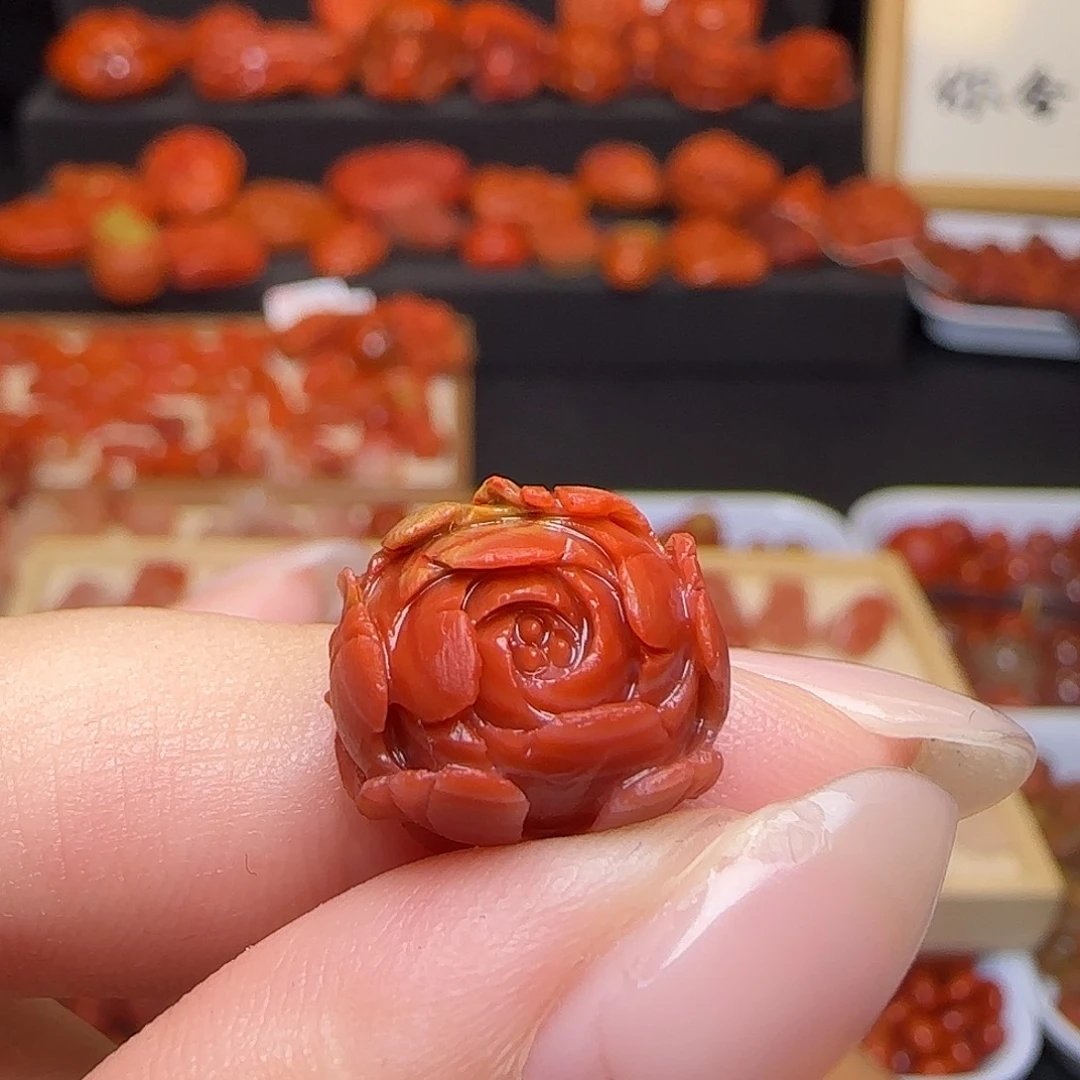 南红玛瑙未镶嵌颈饰