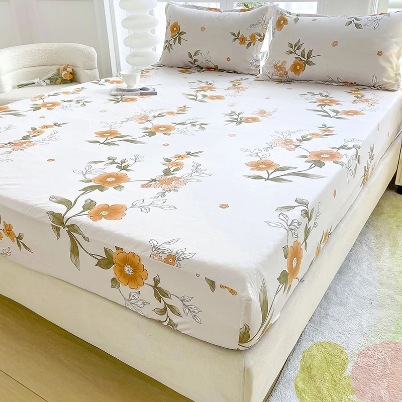 床笠单件床罩学生宿舍床单人全包床单席梦思床垫套防滑防尘保护罩