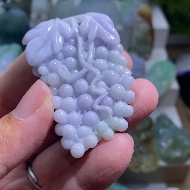 【闪购商品】颈饰未镶嵌翡翠葡萄