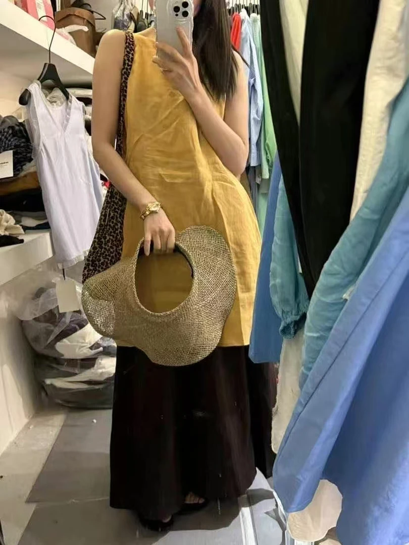 IU 5152# 棉麻背心裙