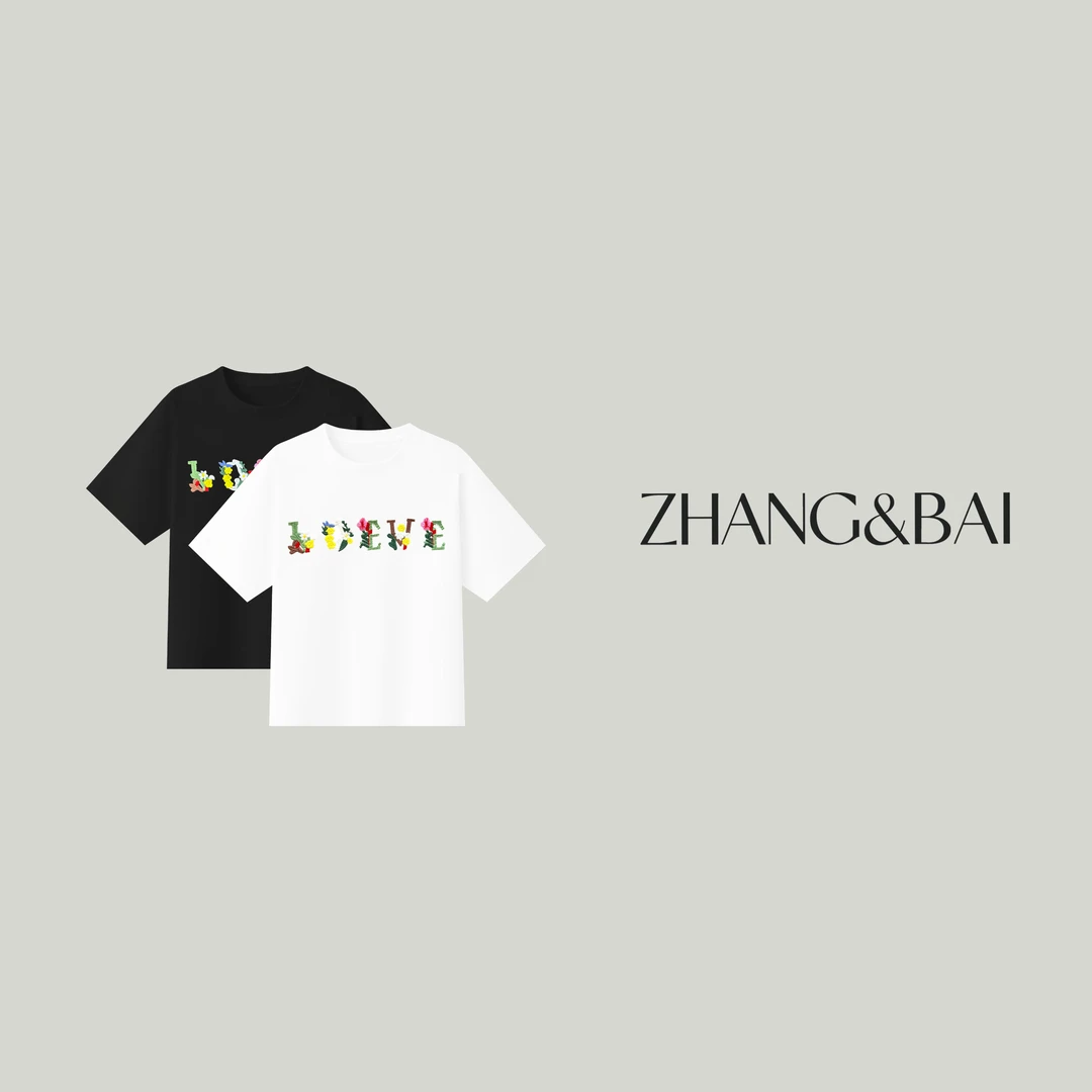 zhang&bai 几十年花佬手作的万针彩绣【罗T】老钱重工短袖