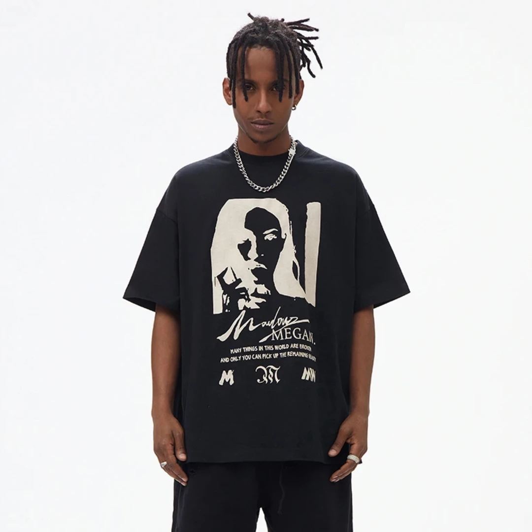 Mowlow重磅数码直喷人像短袖