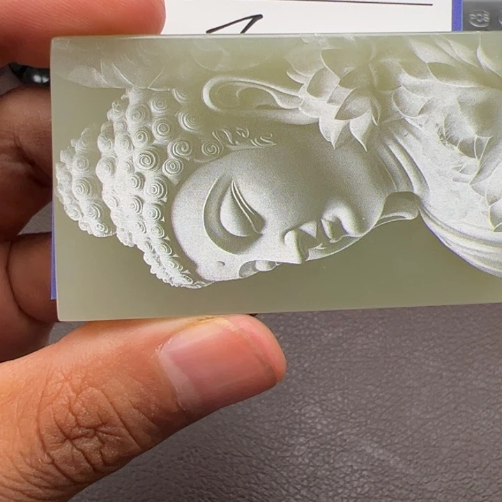 和田玉未镶嵌颈饰南*门