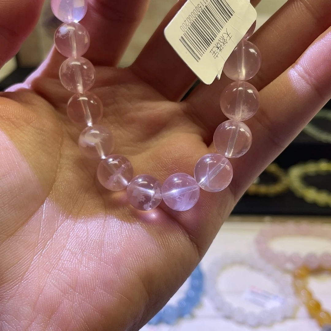 未镶嵌手串水晶是***~