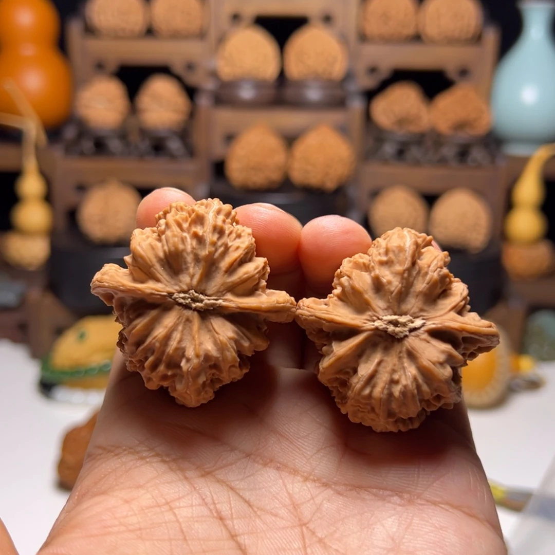 文玩核桃把件43火焰马蹄