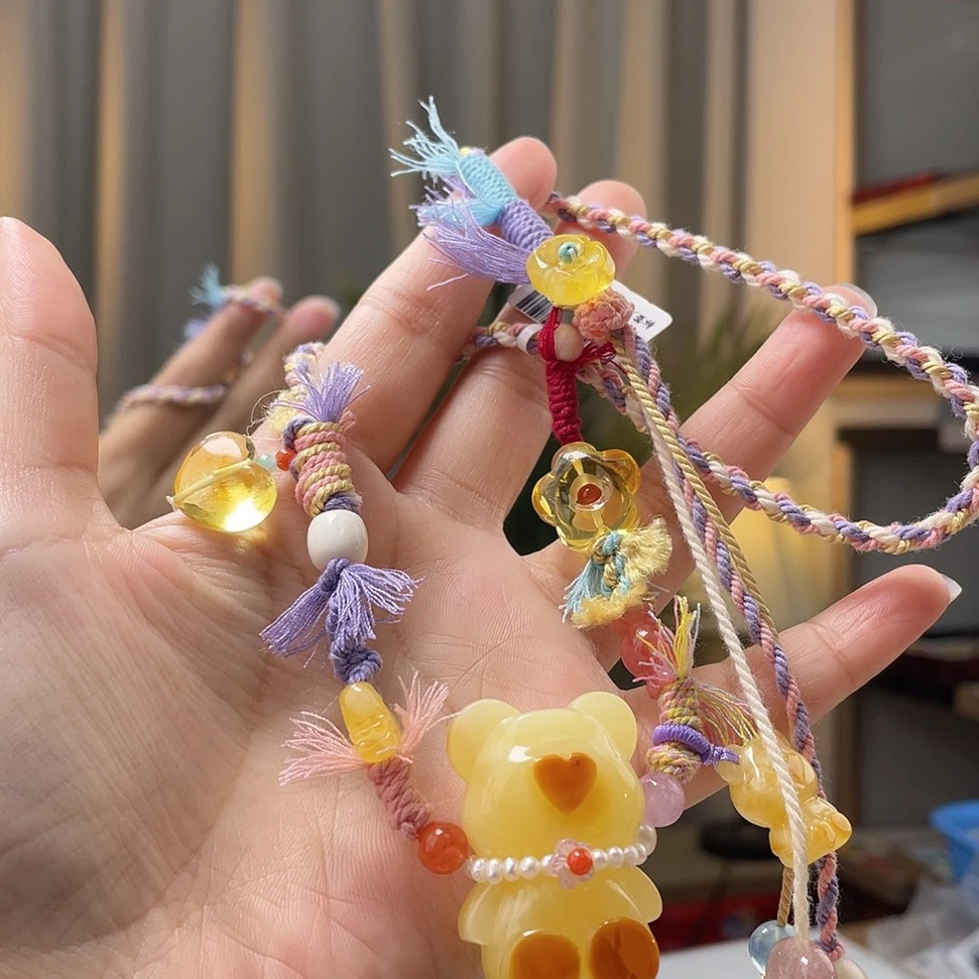 琥珀裸石未镶嵌蜜蜡吊坠