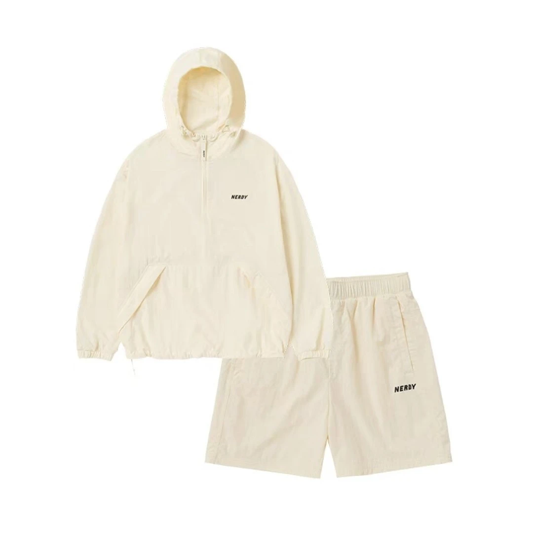 NERDYy夏季女士运动鞋时尚百搭防晒长袖速干休闲运动套装梭织