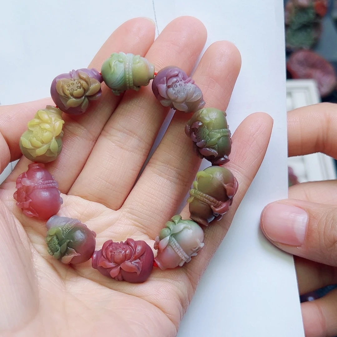 玛瑙/玉髓颈饰未镶嵌S****y手串