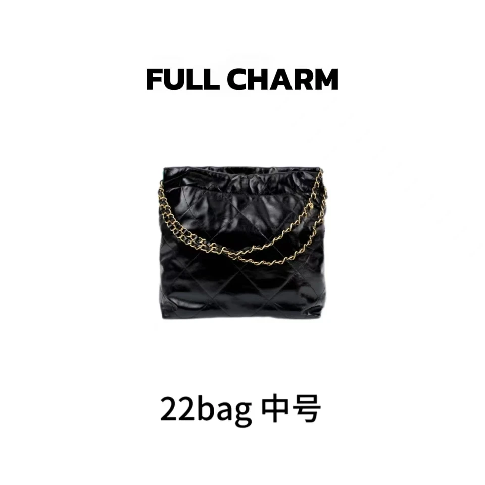 【E776】FULL CHARM-中号垃圾袋-新款大容量多功能斜挎单肩包