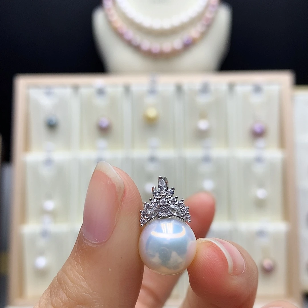 淡水珍珠颈饰合金