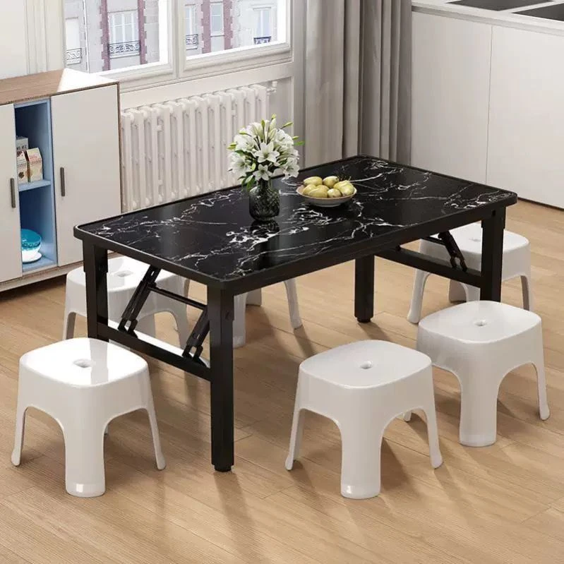 不占空间餐桌矮桌长方形折叠桌家用小地桌出租屋宿舍简易户外摆摊