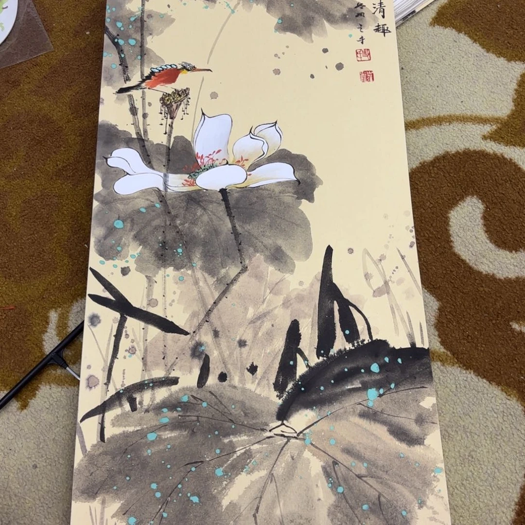 思***邪国画之千卡纸作品童