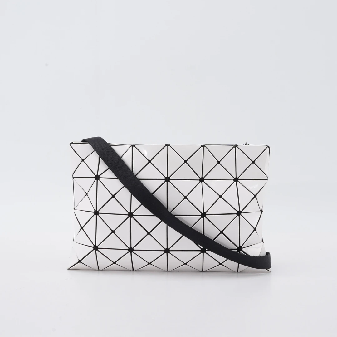 95新 Issey Miyake/三宅一生 【诗诗】亮面几何斜挎包/BGB600060005