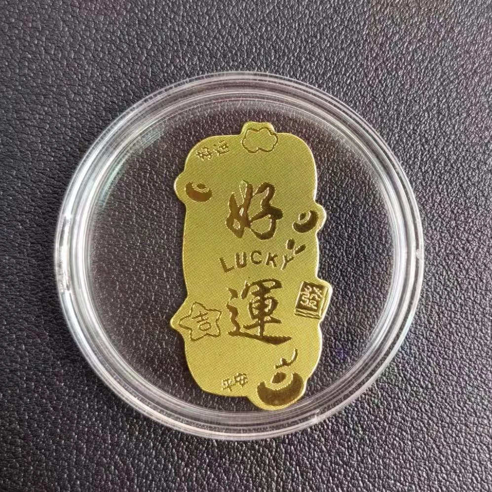 含金工艺品【金缘】好运连连创意手机贴饰品FG350