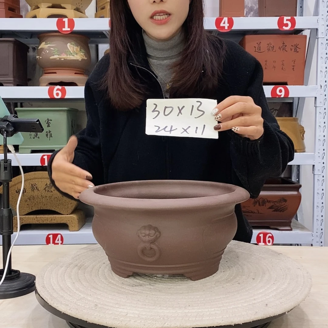 紫砂花盆紫砂花盆
