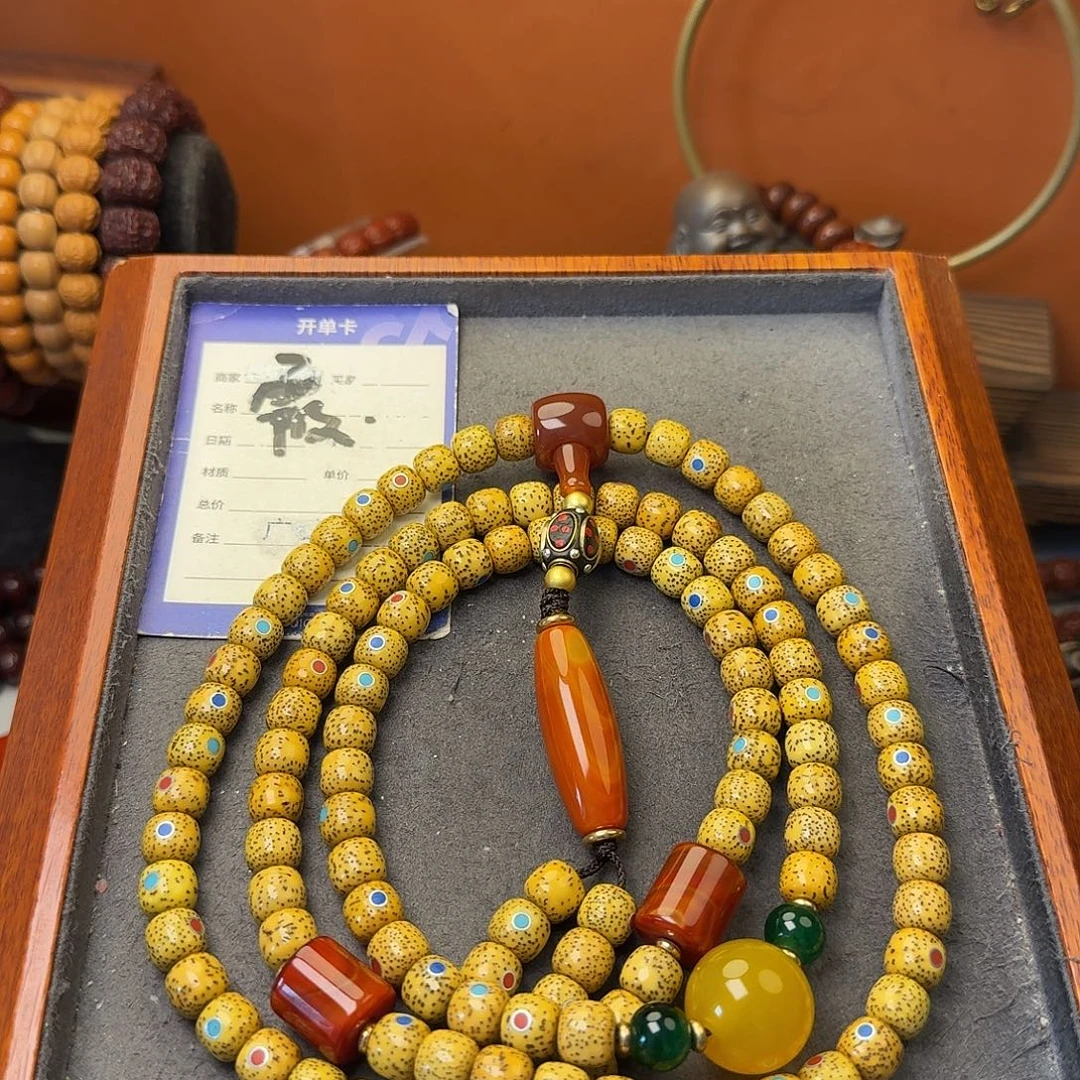 吊坠星月菩提脖挂