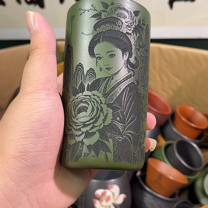 茶杯紫砂全手工紫砂主人杯