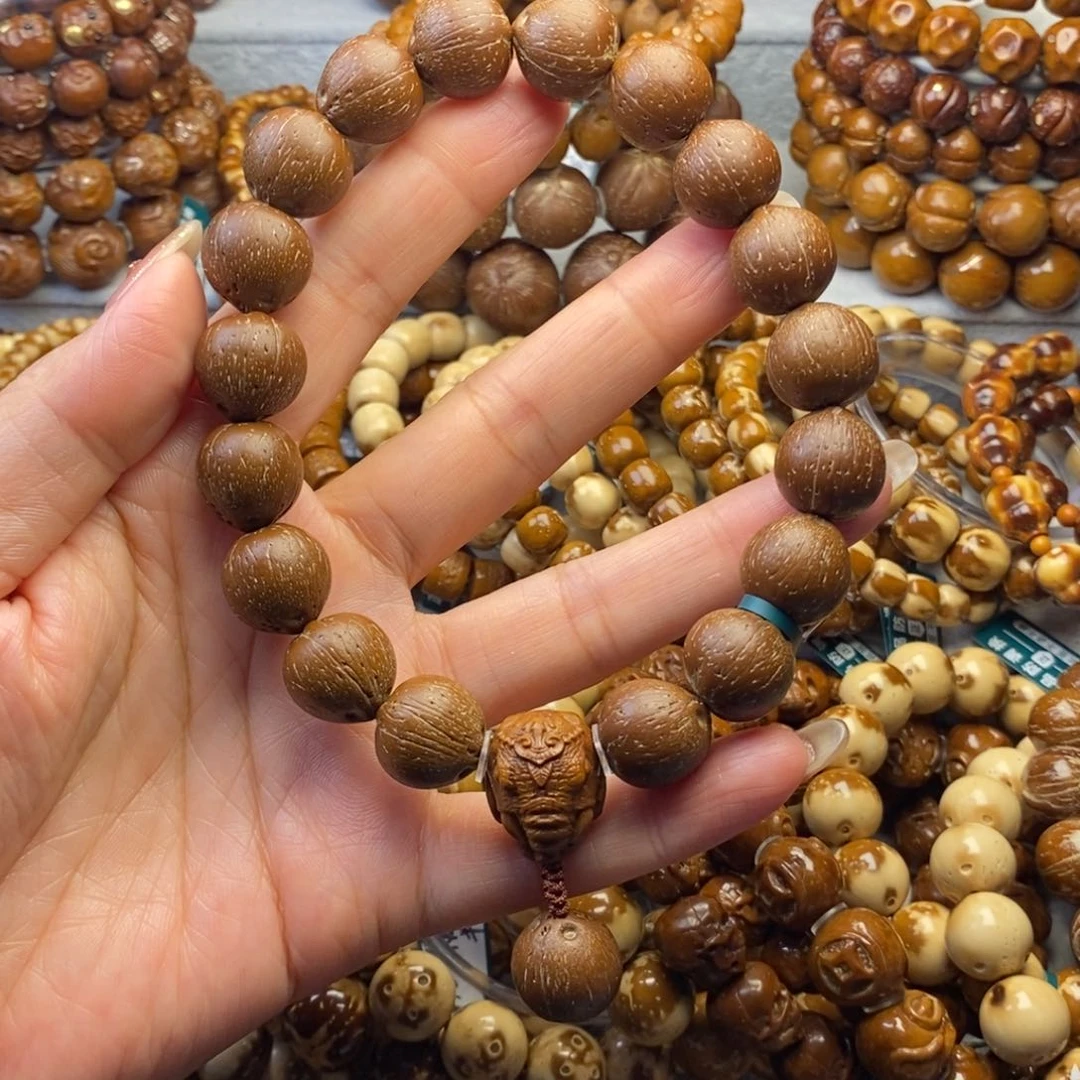 手串紫金鼠原皮纯圆头尾孔手持15+