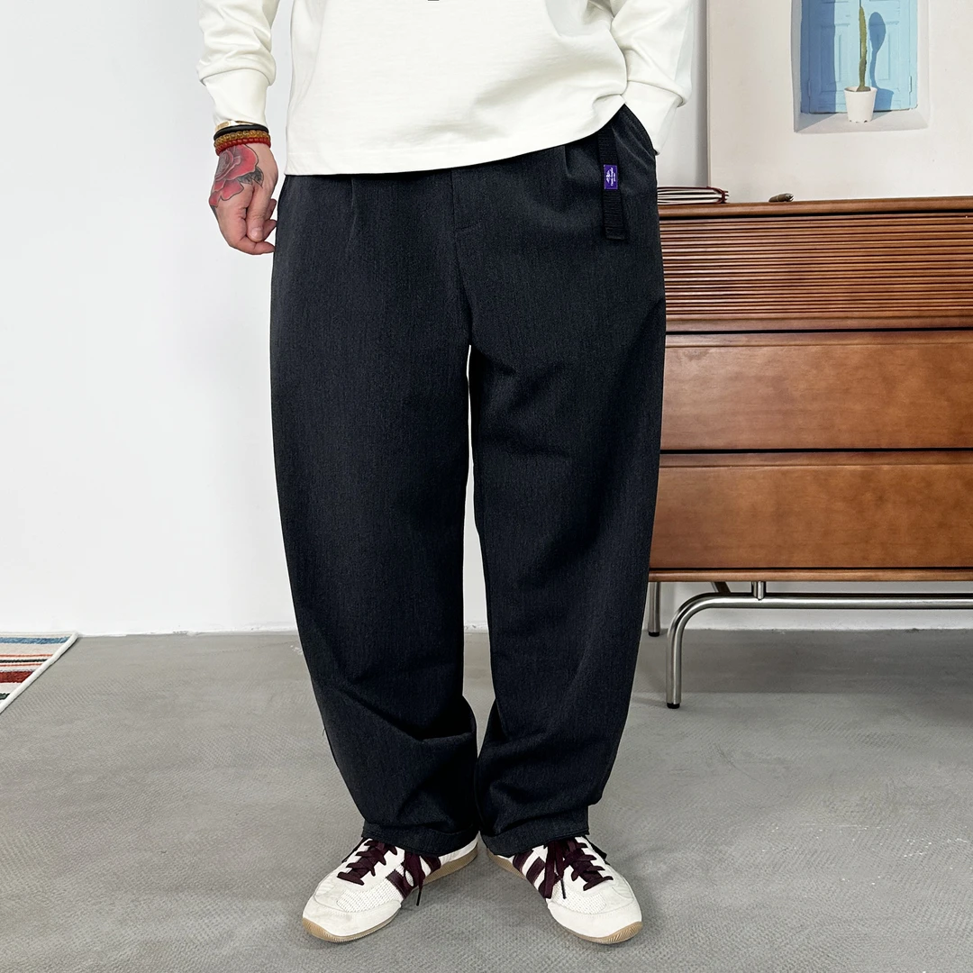 25FW秋季高级垂感宽松休闲裤百搭追星长裤简约老钱休闲裤
