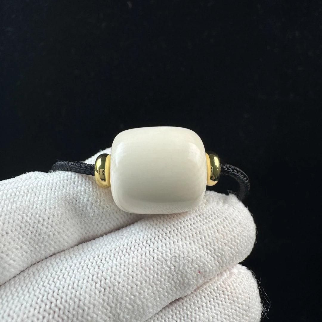 X4591天然猛犸牙 桶珠 17.5*18mm支持鉴定 假一罚四