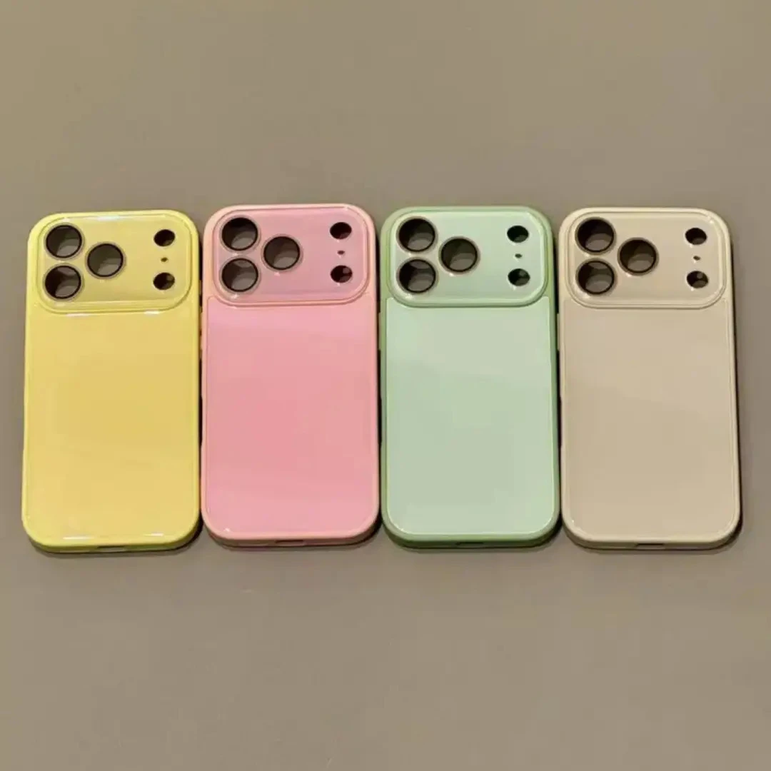 清新曼波绿全包镜头适用iPhone16promax手机壳苹果17/14玻璃13/15