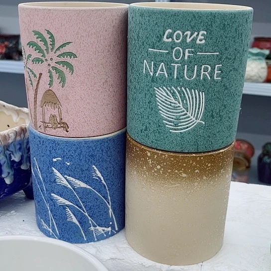 多肉绿植陶瓷9.9包邮