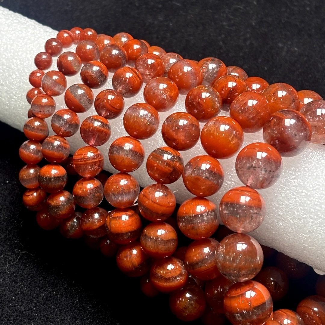 SSS级烟花极光水晶金腰带手串4m-13m合集（多样性发其一）FX-7894