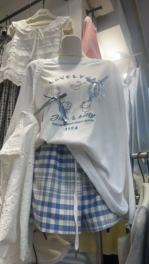 【蓝色套装】T恤+短裤套装