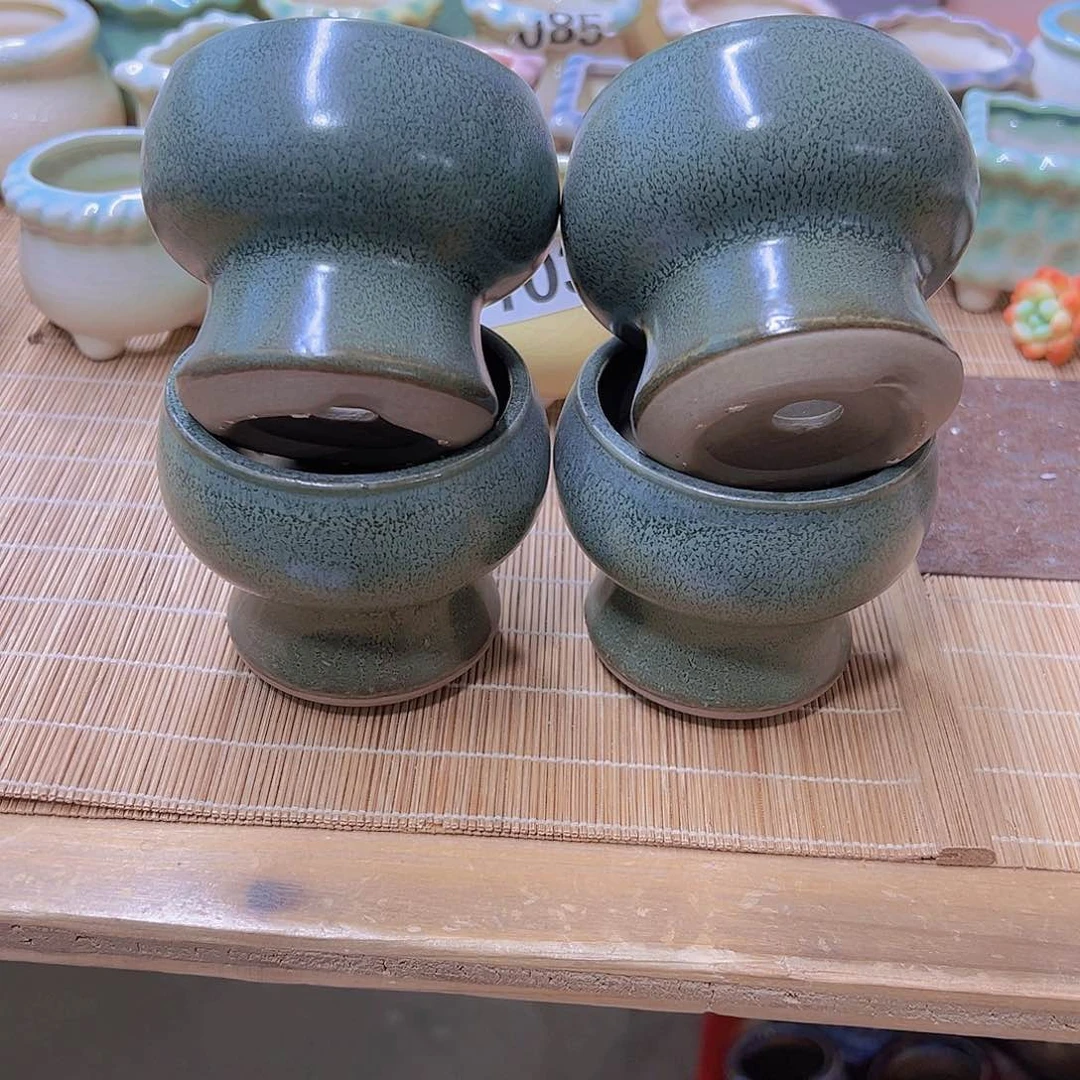 红陶陶瓷花盆当场满12包邮