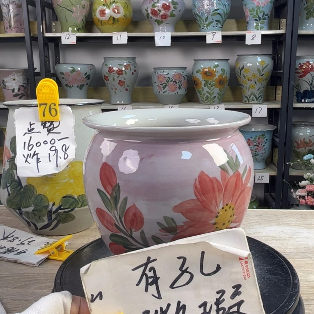 罐1tc景德镇陶瓷花盆