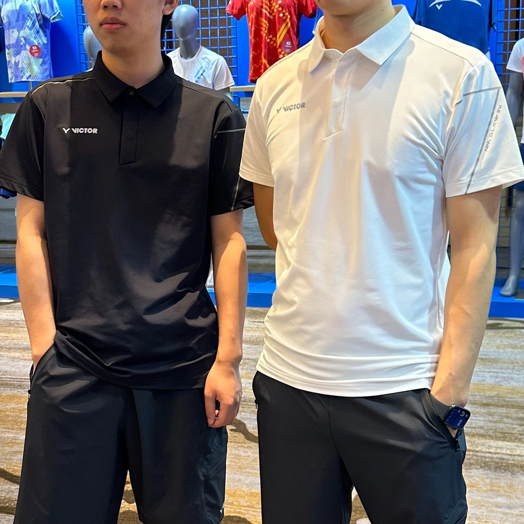 VICTOR胜利羽毛球服威克多胶囊系列男女款运动针织POLO衫S-503CPS