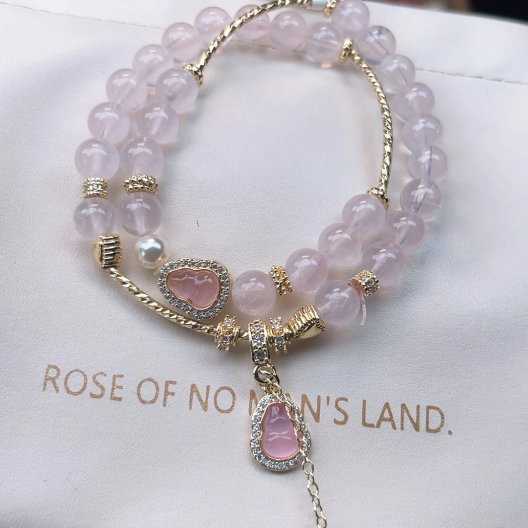 W***~水晶手链未镶嵌水晶手链