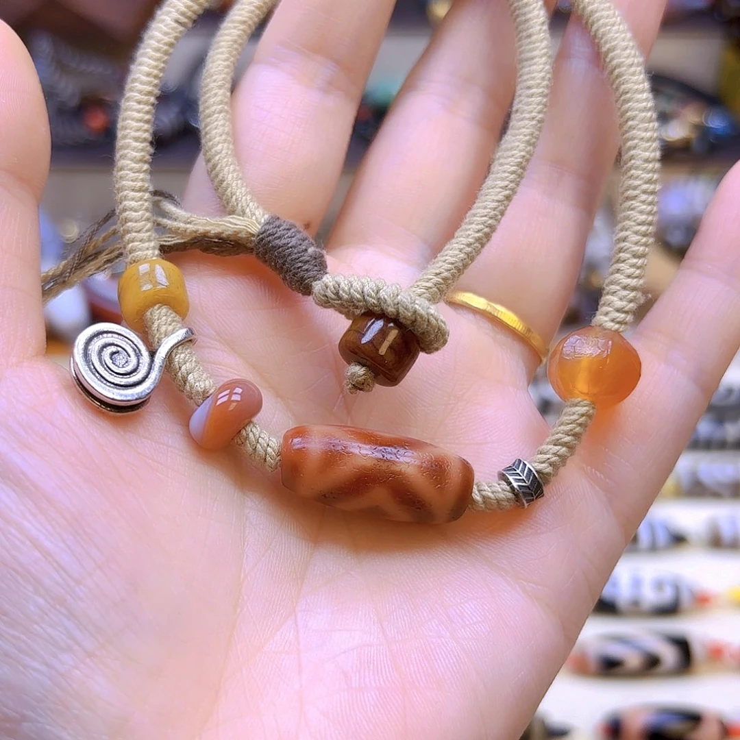 玛瑙/玉髓合金颈饰