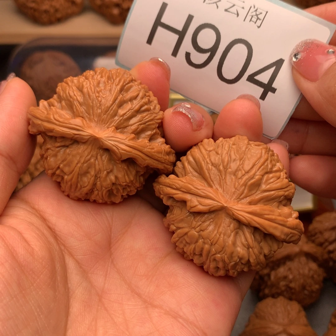 把件文玩核桃46.8闷白