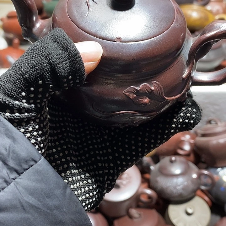 紫砂茶壶盖磕微瑕