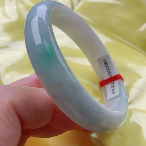 翡翠手镯未镶嵌正58.8买断不退不换