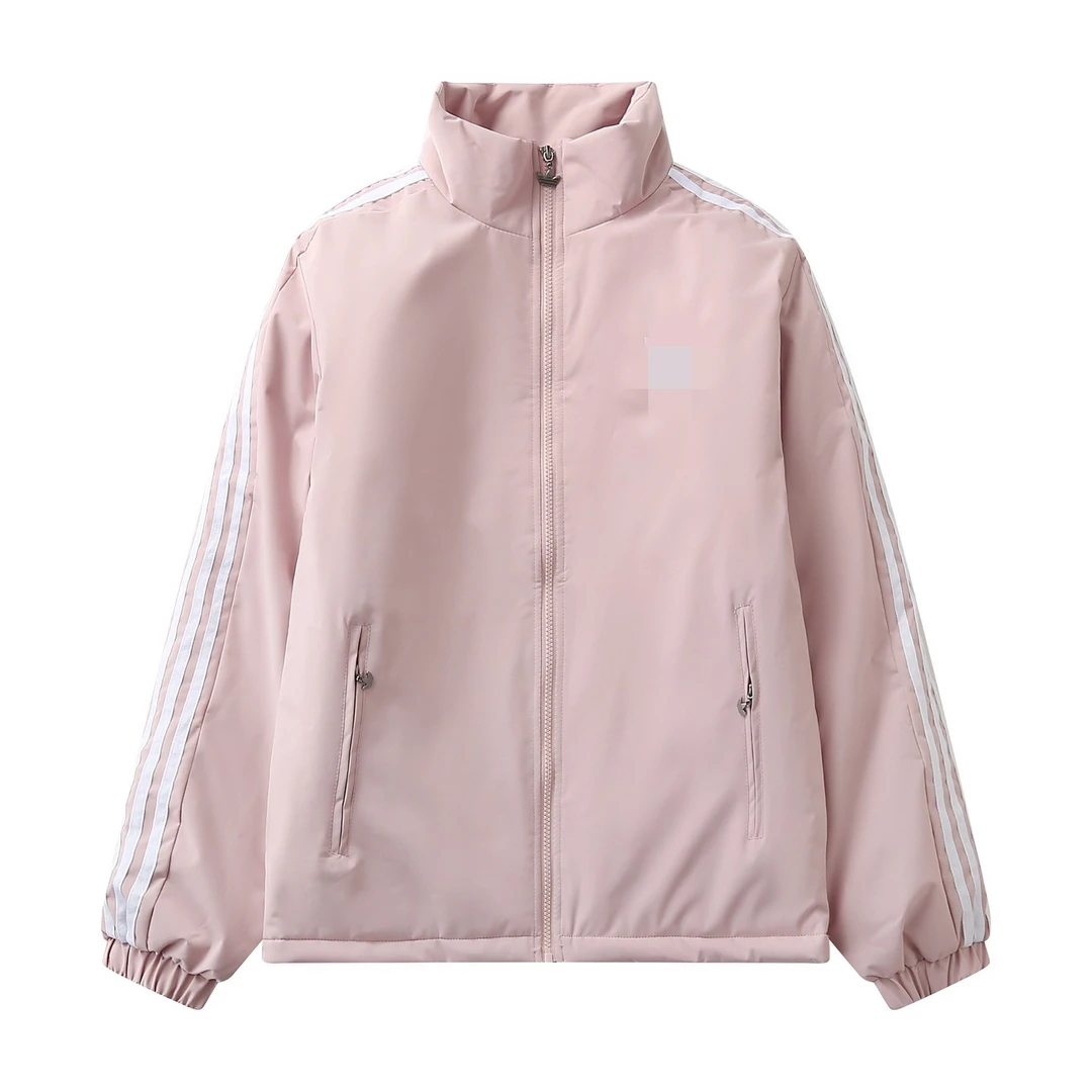 立领刺绣长袖加厚男女休闲保暖棉衣秋冬户外外套