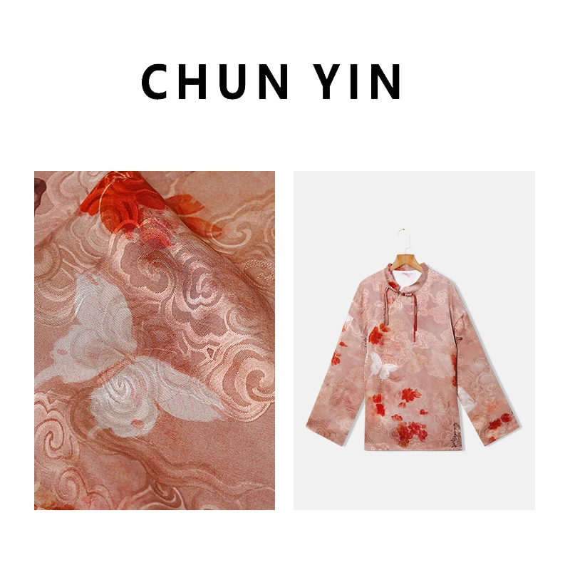 李理LELE『銮粉蝶』2025年春新中式国风设计师复古上衣30956