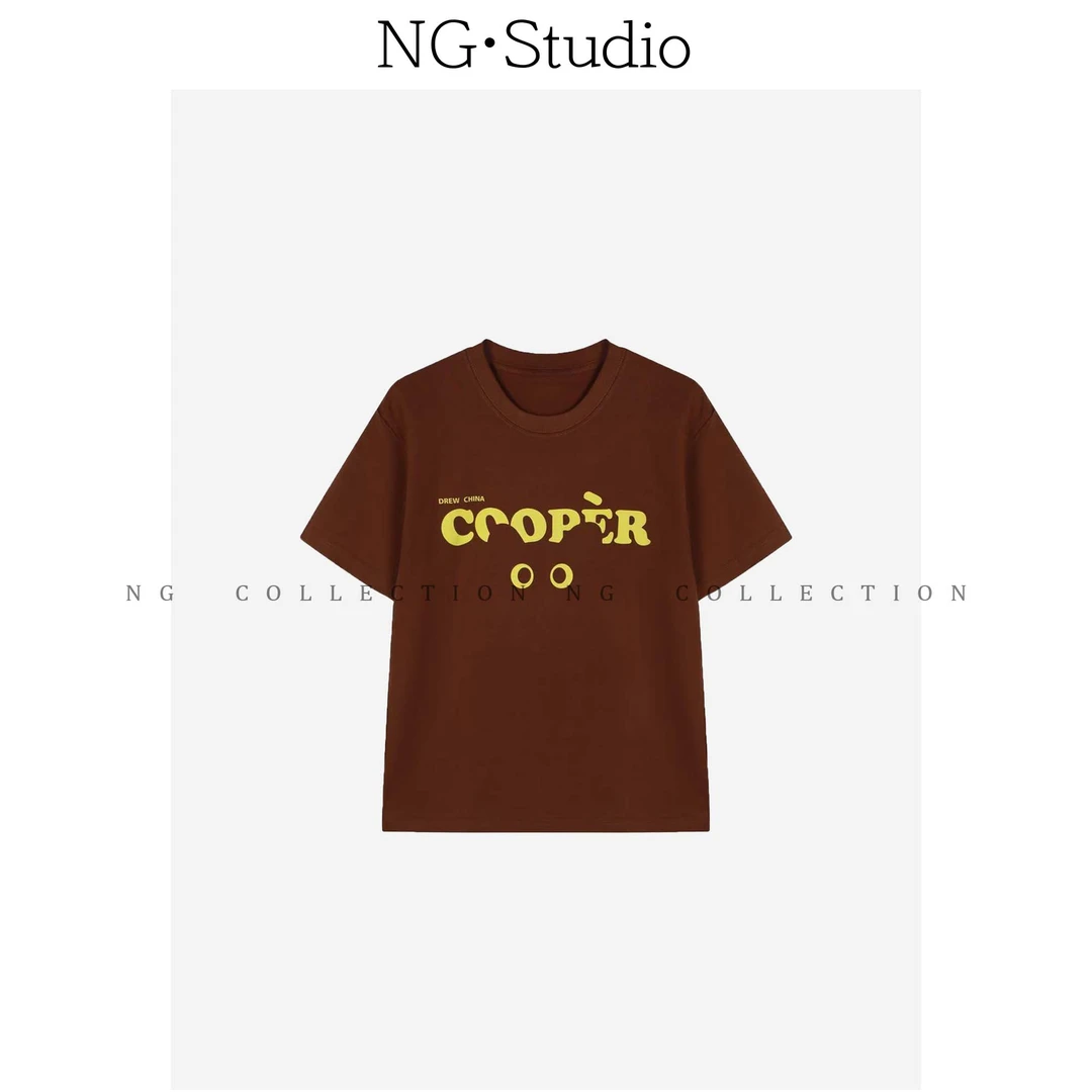 【NG·Studio】圆领休闲趣味猫眼印花短袖T恤预NGC5TX2459