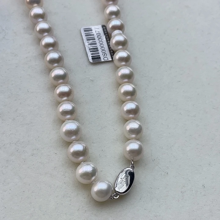 淡水珍珠颈饰银S925镶嵌卡11➕高品极光澳绿炫彩