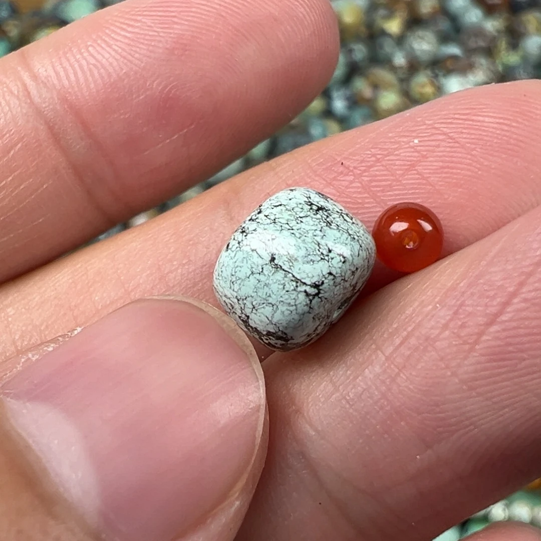 南红玛瑙配饰未镶嵌卡9.8