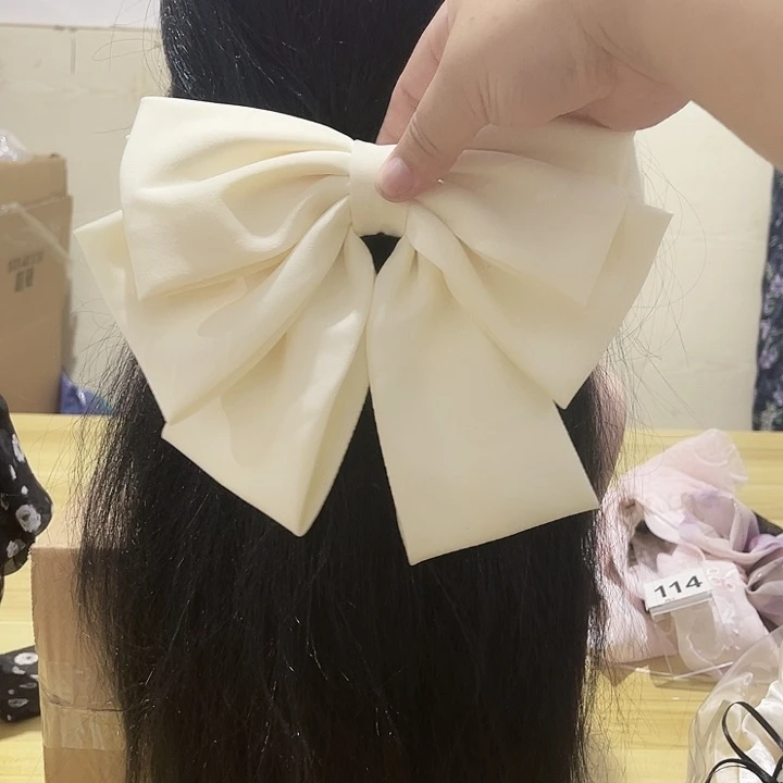 铁合金布艺蝴蝶结发夹