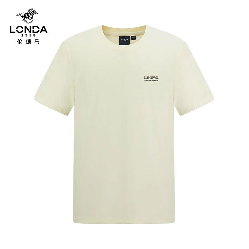 【LONDA伦德马】易打理挺括有型春夏圆领短袖休闲T恤百搭2320