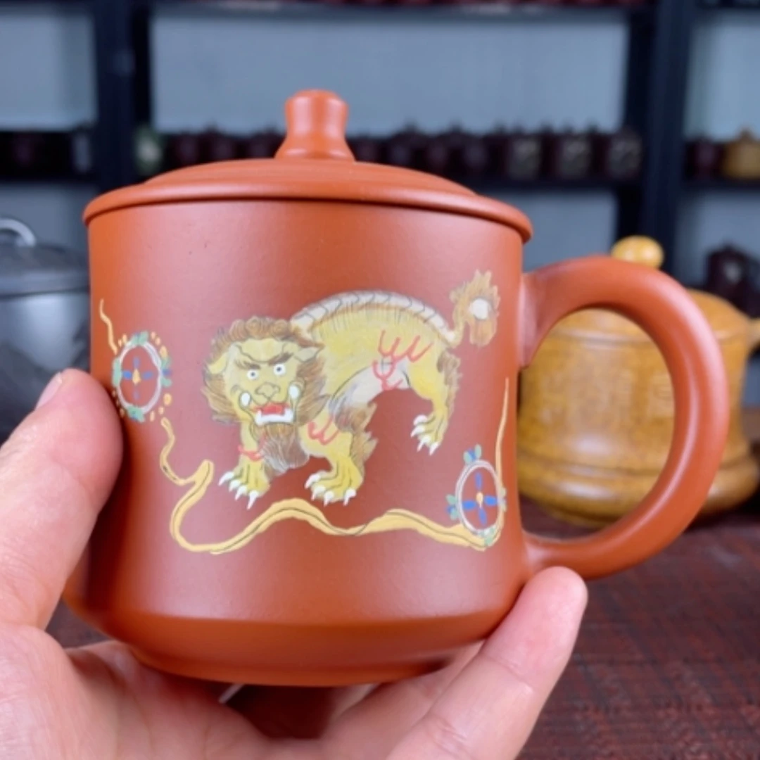 【闪购商品】茶杯紫砂宜兴原矿紫砂盖杯微瑕