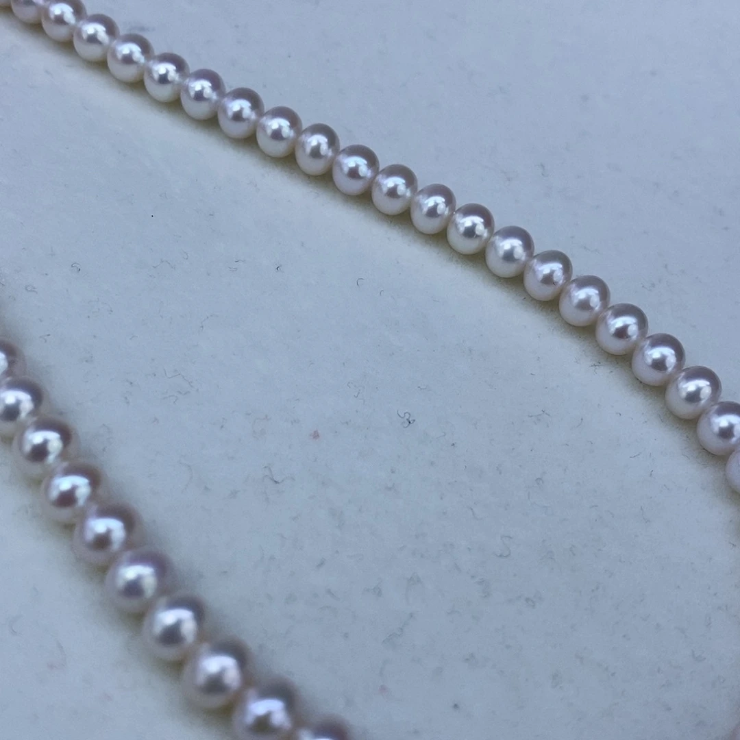 淡水珍珠颈饰银S925镶嵌➕5.6极光蔓塔