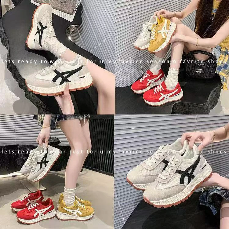 品牌德训女鞋2025春季新款百搭休闲运动潮流低帮韩版88