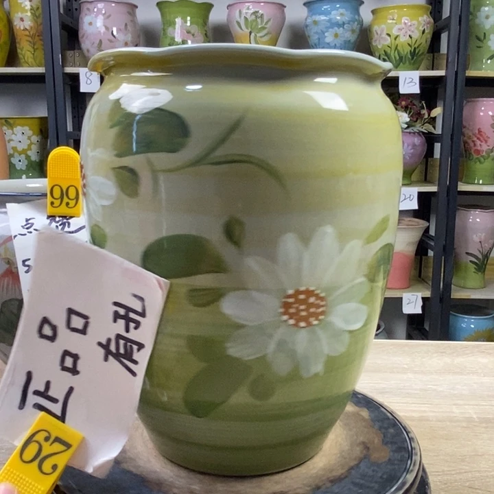 景德镇高温陶瓷花盆